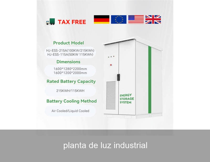 planta de luz industrial
