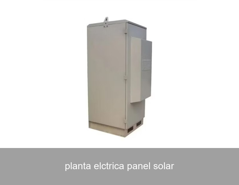 planta elctrica panel solar