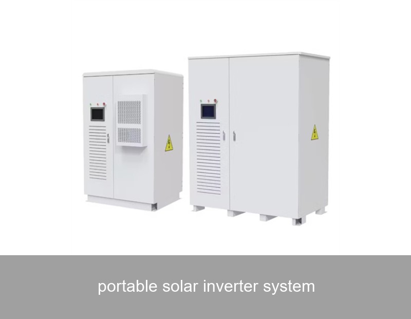 portable solar inverter system