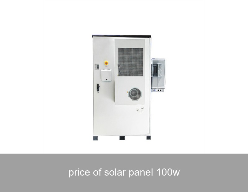 price of solar panel 100w