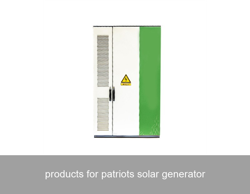 products for patriots solar generator