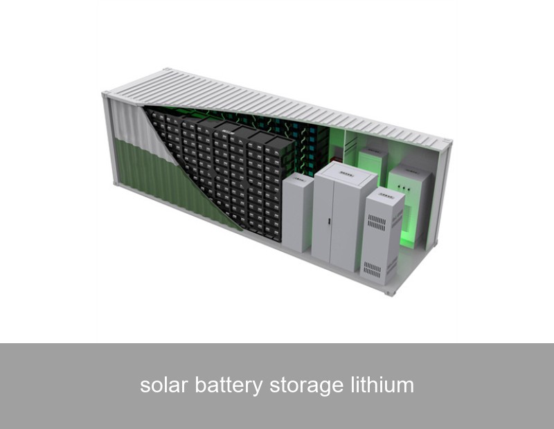 solar battery storage lithium