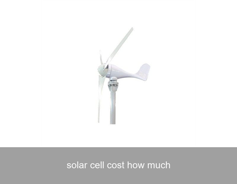 solar cell cost how much