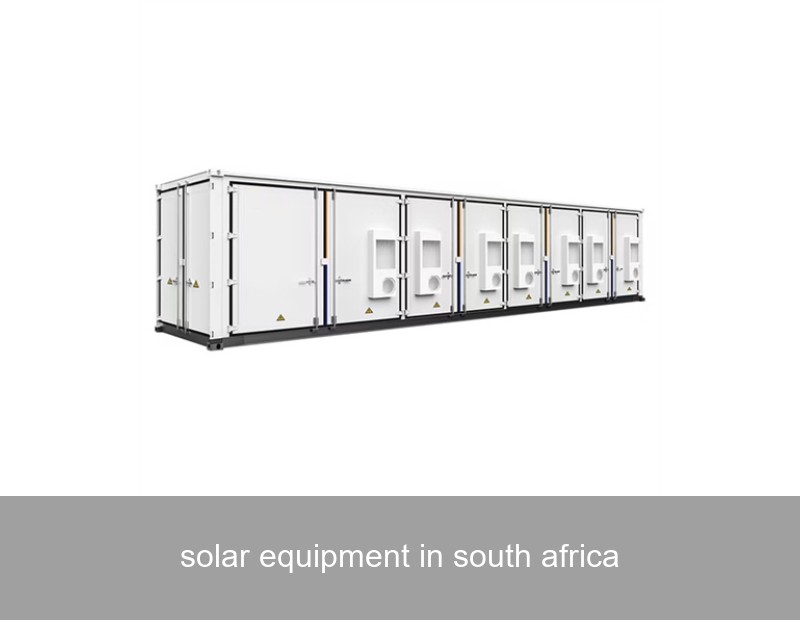 solar equipment in south africa