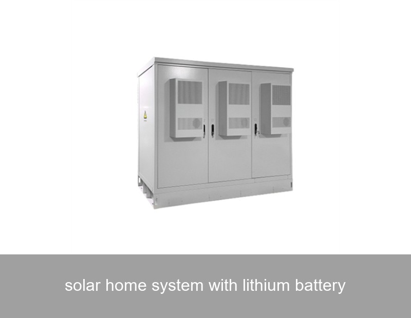 solar home system with lithium battery