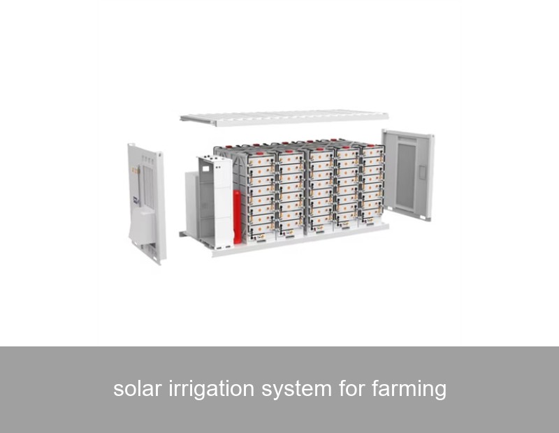 solar irrigation system for farming
