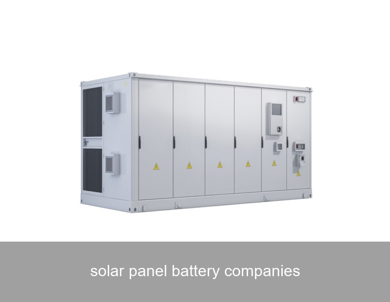 solar panel battery companies