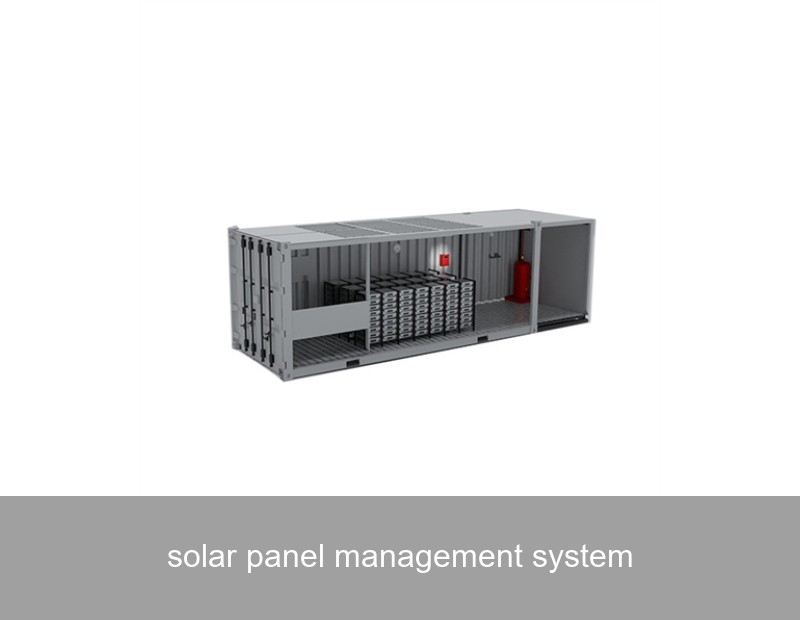 solar panel management system
