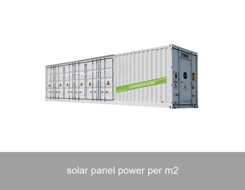 solar panel power per m2