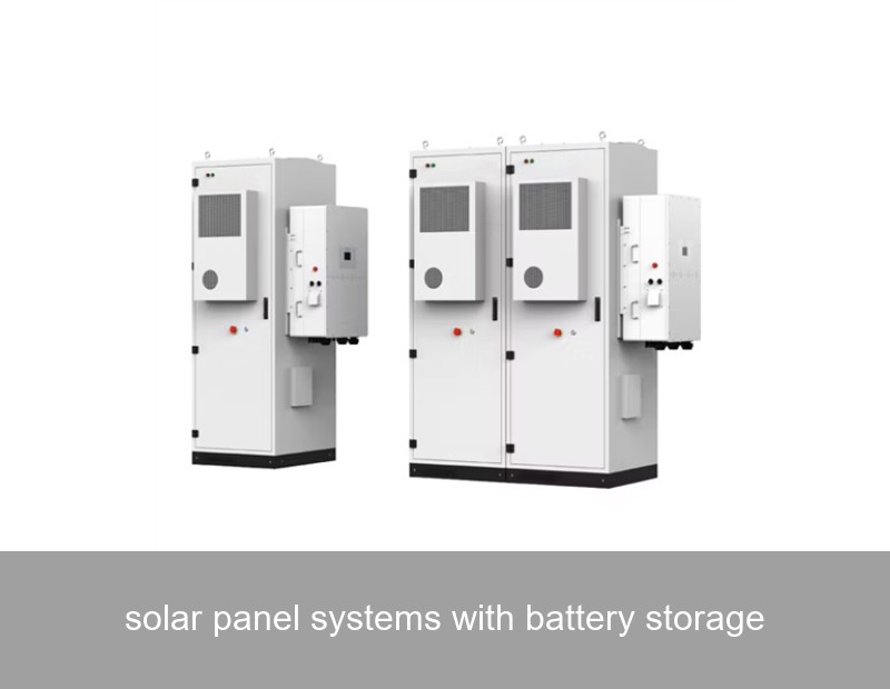 solar panel systems with battery storage