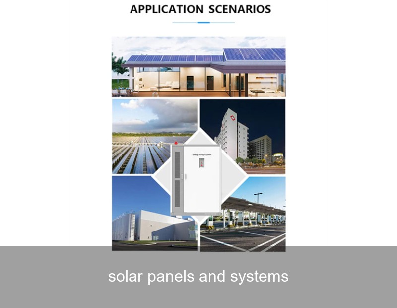 solar panels and systems