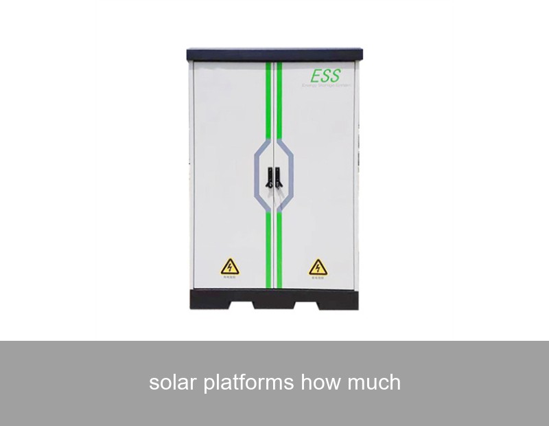 solar platforms how much