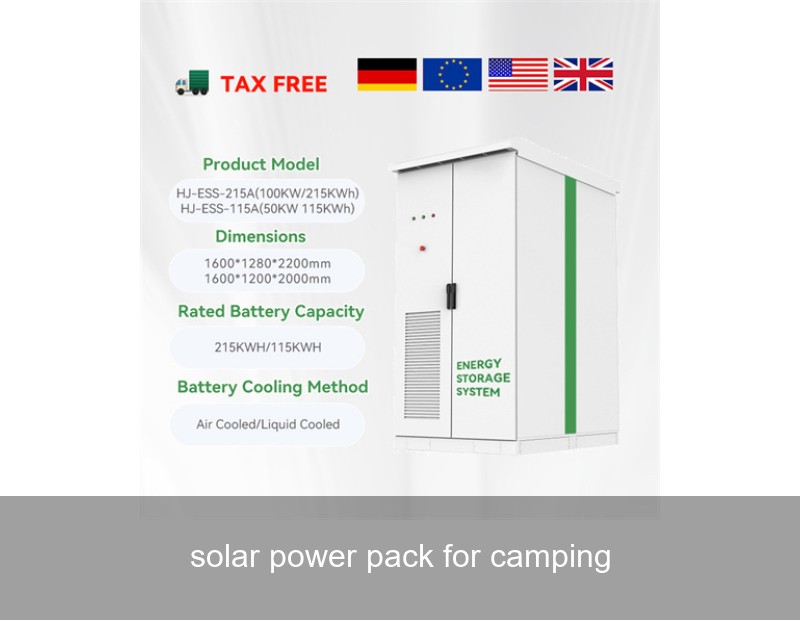 solar power pack for camping
