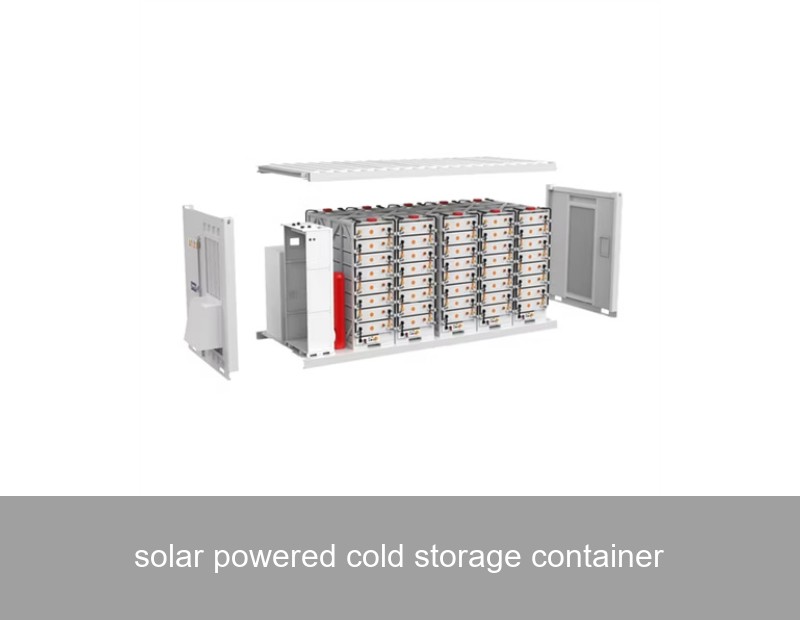 solar powered cold storage container