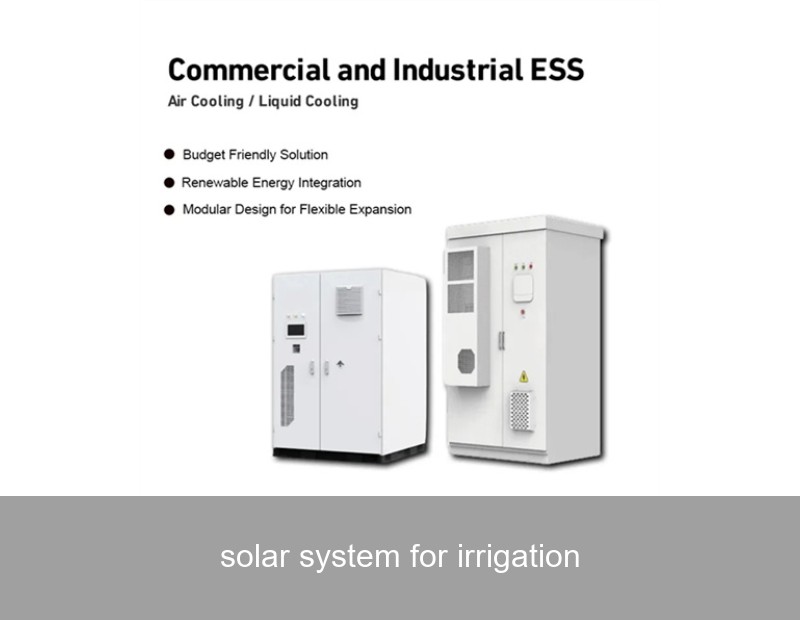 solar system for irrigation