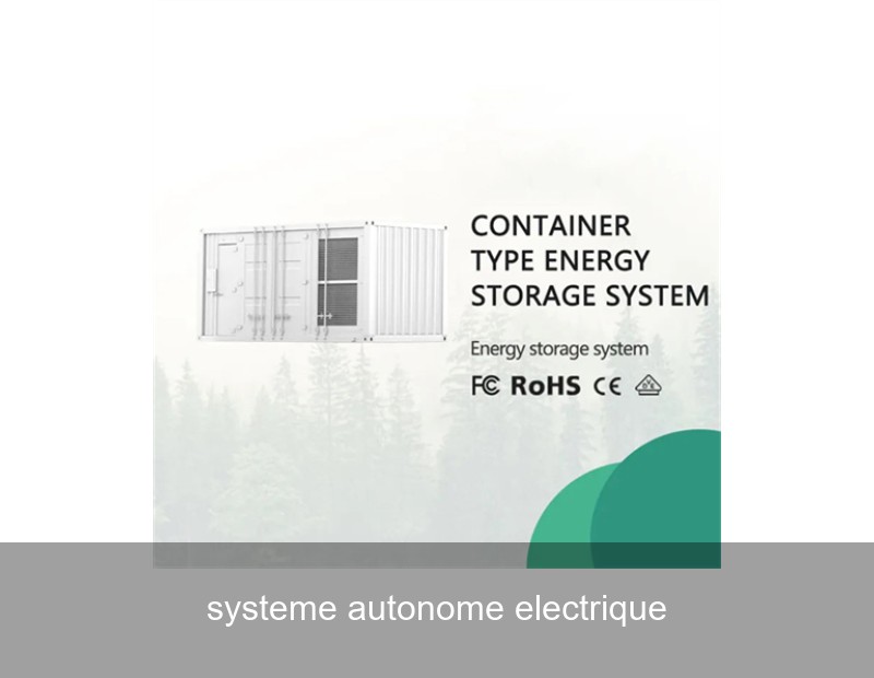 systeme autonome electrique