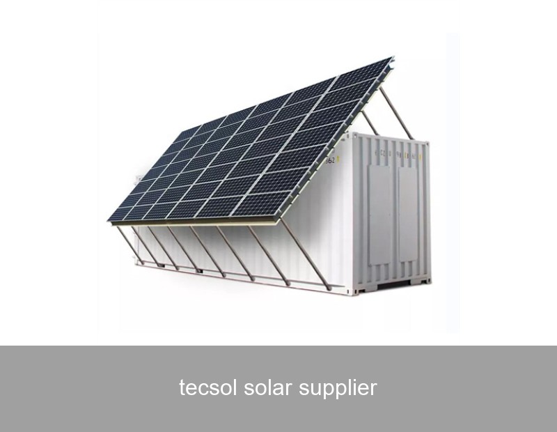 tecsol solar supplier
