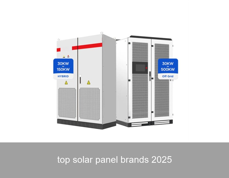 top solar panel brands 2025