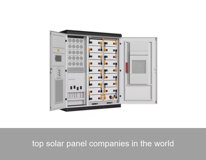 top solar panel companies in the world