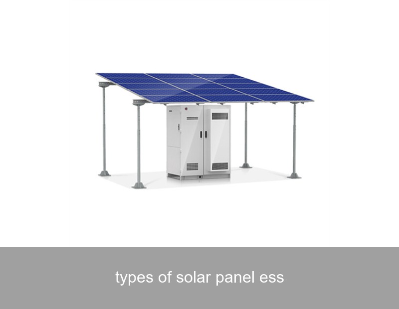 types of solar panel ess